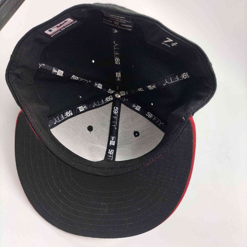ニューエラ NEW ERA 59FIFTY オルタネイト ベースボールチーム ロゴ刺繍 6パネル ベースボールキャップ メンズ 7 3/4