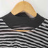 イッセイミヤケ ISSEY MIYAKE 96AW シワ加工 ボーダーシアートップ レディース JPN:M