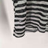 イッセイミヤケ ISSEY MIYAKE 96AW シワ加工 ボーダーシアートップ レディース JPN:M