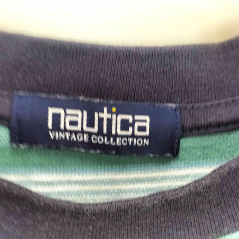 ノーティカ NAUTICA 2022SS マルチボーダー クルーネックカットソー メンズ JPN:L