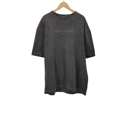 メゾンマルジェラ Maison Margiela 20AW EMBROIDERED LOGO T-SHIRT ロゴプリント クルーネックTシャツ メンズ JPN:46
