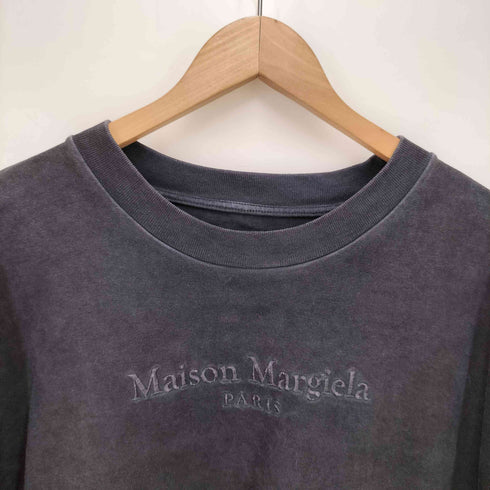 メゾンマルジェラ Maison Margiela 20AW EMBROIDERED LOGO T-SHIRT ロゴプリント クルーネックTシャツ メンズ JPN:46