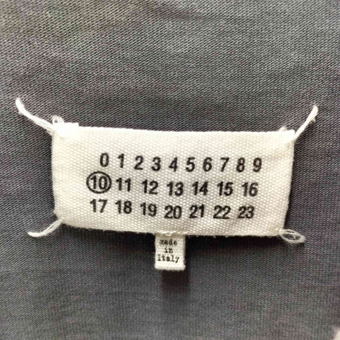 メゾンマルジェラ Maison Margiela 20AW EMBROIDERED LOGO T-SHIRT ロゴプリント クルーネックTシャツ メンズ JPN:46