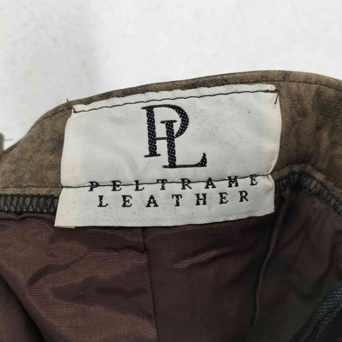 PELRTRAME LEATHER レザータイトスカート レディース
