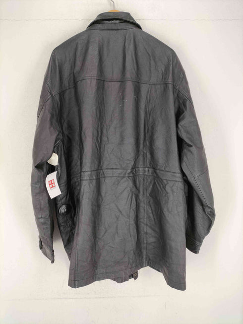 FRANKLIN ALLENビッグサイズレザーハーフコート メンズ 3XL
