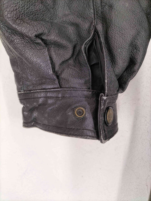 FRANKLIN ALLENビッグサイズレザーハーフコート メンズ 3XL