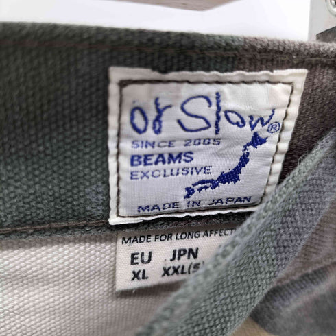 オアスロウ orSlow BEAMS別注 100 super dad woodland camo short pants メンズ XXL