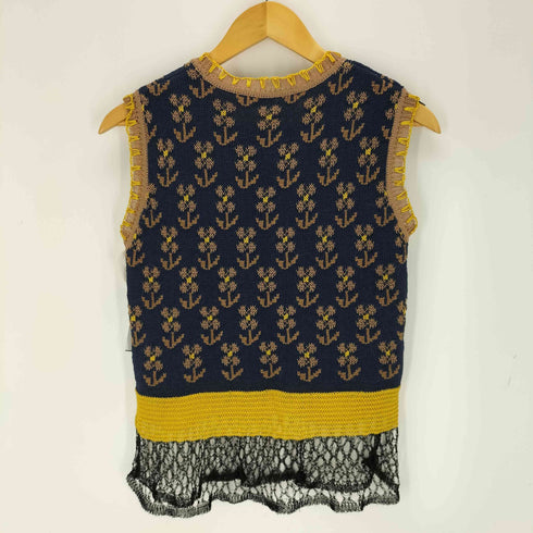 マメクロゴウチ Mame Kurogouchi 19SS Pedicel Square Jaquard Tops レディース JPN:1