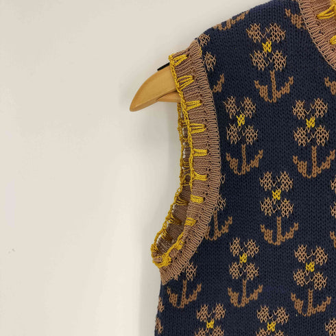 マメクロゴウチ Mame Kurogouchi 19SS Pedicel Square Jaquard Tops レディース JPN:1