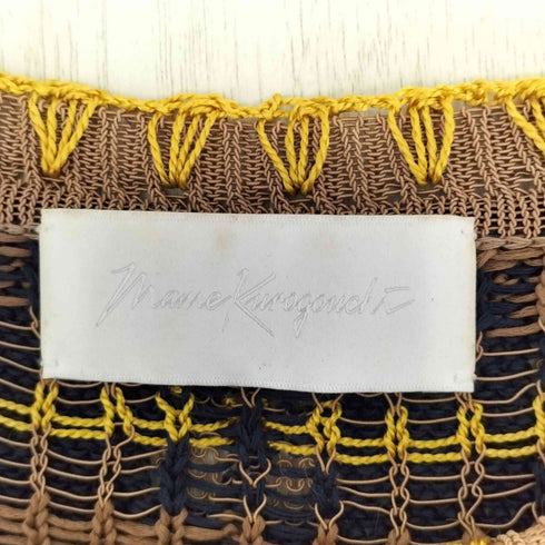 マメクロゴウチ Mame Kurogouchi 19SS Pedicel Square Jaquard Tops レディース JPN:1