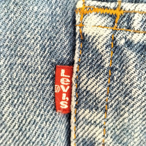 リーバイス Levis 90s 501 バレンシア製 刻印555 ボタンフライデニムパンツ レディース