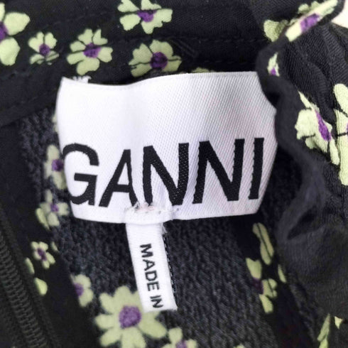 ガニー Ganni 22SS レーヨンクレープ フラワープリントミニワンピース レディース 34
