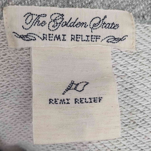 レミレリーフ REMI RELIEF ビーズダブル ジップパーカー メンズ JPN:M