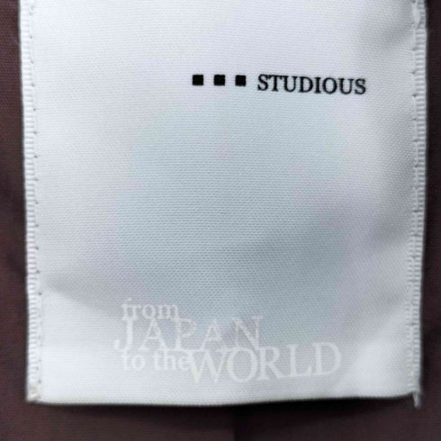 ステュディオス STUDIOUS ピッグレザー シングルジャケット メンズ JPN:L