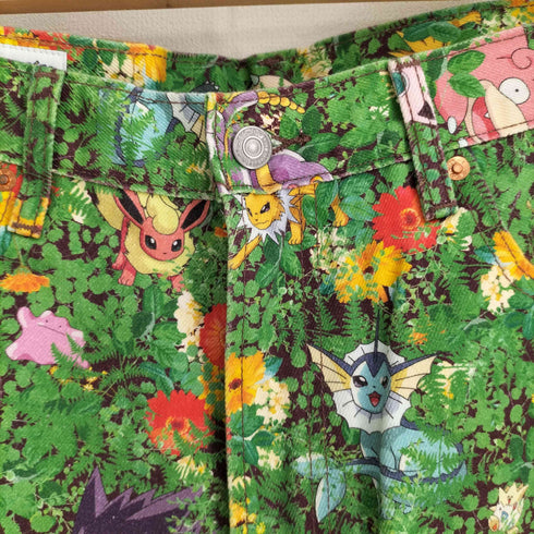 リーバイス Levis 551Z AUTHENTIC STRAIGHT POKEMON GARDEN デニム ストレートパンツ メンズ W33 L32
