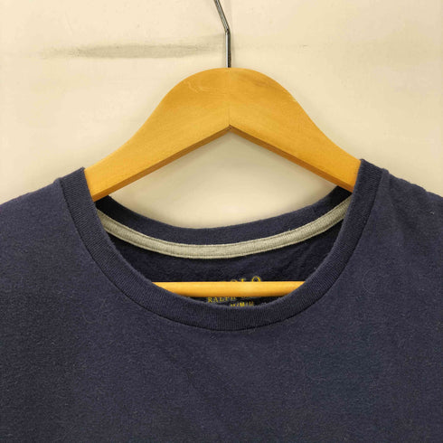 ポロラルフローレン POLO RALPH LAUREN 裾ポニー クルーネック半袖Tシャツ メンズ import:M