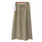 ユナイテッドアローズグリーンレーベルリラクシング UNITED ARROWS green label relaxing 25ss スラブオックス ナロー フレア スカート レディース JPN:38