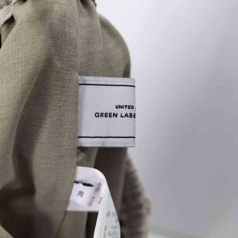 ユナイテッドアローズグリーンレーベルリラクシング UNITED ARROWS green label relaxing 25ss スラブオックス ナロー フレア スカート レディース JPN:38