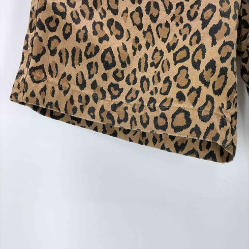 ユニフォームエクスペリメント uniform experiment LEOPARD RELAX FIT SHORTS(PYTHON PATCH) メンズ 1