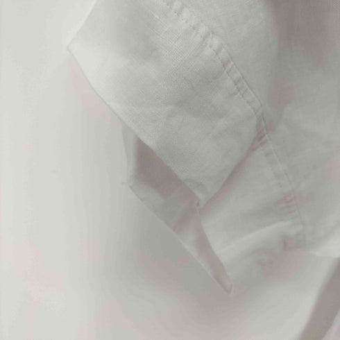 ユナイテッドアローズグリーンレーベルリラクシング UNITED ARROWS green label relaxing 25ss フレンチリネン スキッパー 5分袖 シャツ レディース FREE