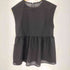 ユナイテッドアローズグリーンレーベルリラクシング UNITED ARROWS green label relaxing 25ss ドライ ペプラム ノースリーブ プルオーバー レディース FREE
