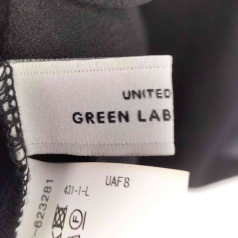 ユナイテッドアローズグリーンレーベルリラクシング UNITED ARROWS green label relaxing 25ss ドライ ペプラム ノースリーブ プルオーバー レディース FREE