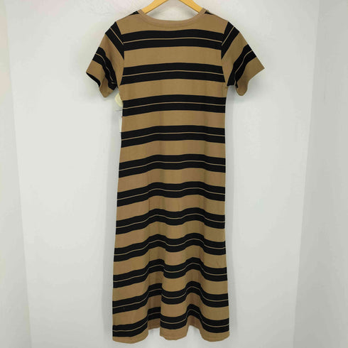 ユナイテッドアローズグリーンレーベルリラクシング UNITED ARROWS green label relaxing 25ss フレア ボーダーカットワンピース レディース FREE