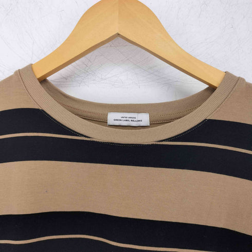 ユナイテッドアローズグリーンレーベルリラクシング UNITED ARROWS green label relaxing 25ss フレア ボーダーカットワンピース レディース FREE