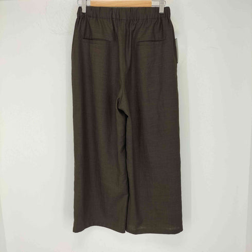 ユナイテッドアローズグリーンレーベルリラクシング UNITED ARROWS green label relaxing 25ss ライトリネンライク タック パンツ レディース JPN:38