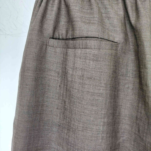 ユナイテッドアローズグリーンレーベルリラクシング UNITED ARROWS green label relaxing 25ss ライトリネンライク タック パンツ レディース JPN:38
