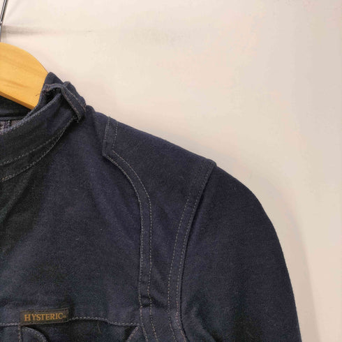 ヒステリックグラマー HYSTERIC GLAMOUR レースアップデザイン ストレッチデニムジャケット レディース M