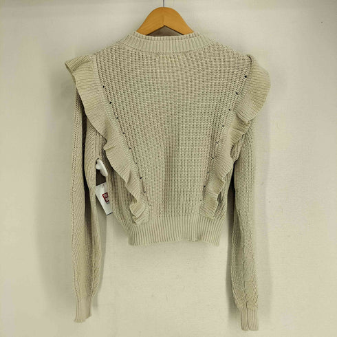 マウジー moussy FRILL CABLE カーディガン レディース FREE