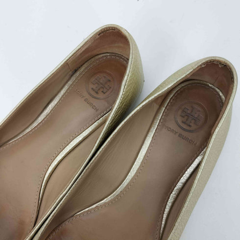 トリーバーチ TORY BURCH メタル ロゴ フラットシューズ レディース