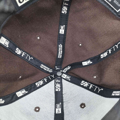 ニューエラ NEW ERA 59FIFTY ロゴ刺繍 ベースボールキャップ メンズ 7 5/8