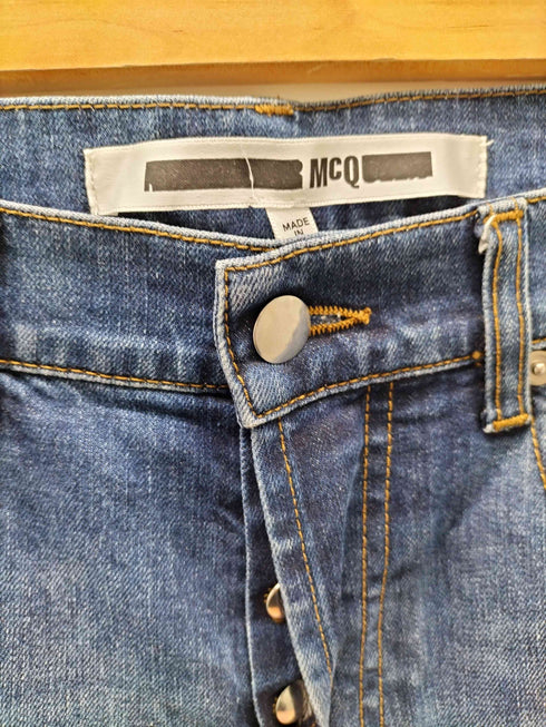 マックキュー McQ イタリア製 テーパードデニムパンツ メンズ 30