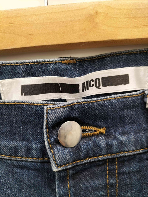 マックキュー McQ イタリア製 テーパードデニムパンツ メンズ 30