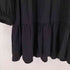 ザラ ZARA Black Ruffle Pleated Boho Smock Tunic Dress レディース us l