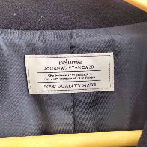 ジャーナルスタンダードレリューム JOURNAL STANDARD relume WOOL19マイクロンWブレステッドコート レディース JPN:36