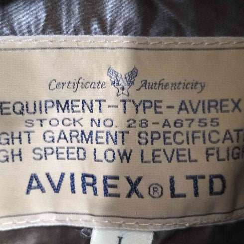 アヴィレックス AVIREX USCG AF-75 中綿 フライトジャケット メンズ import:L