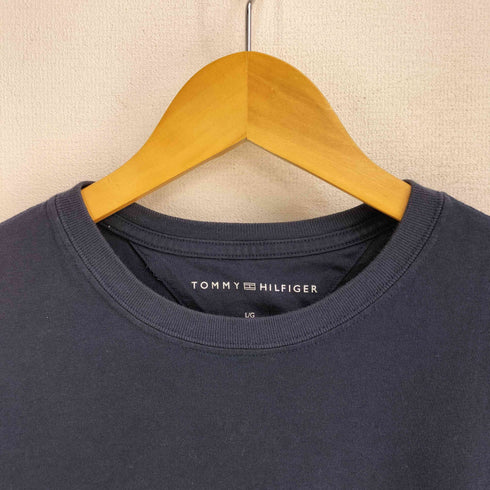 トミーヒルフィガー TOMMY HILFIGER ロゴ刺繍 S/S Tシャツ メンズ import:L