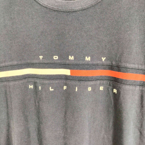 トミーヒルフィガー TOMMY HILFIGER ロゴ刺繍 S/S Tシャツ メンズ import:L