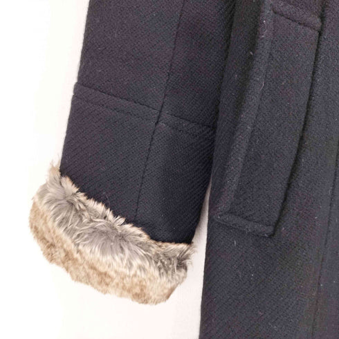 トミーヒルフィガー TOMMY HILFIGER アンゴラ混 ロングコート レディース import:M