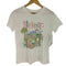 カートゥ―ンデザインバンドTシャツ レディース import:M
