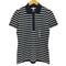 トミーヒルフィガー TOMMY HILFIGER SHORT SLEEVE STRIPE POLO レディース S