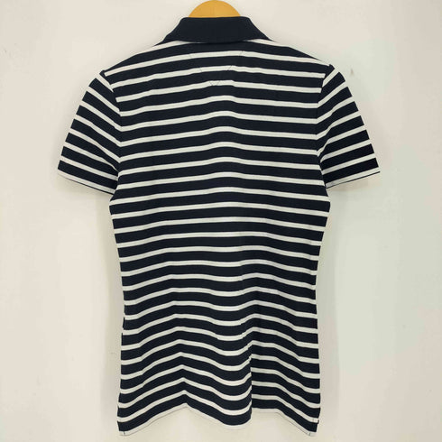 トミーヒルフィガー TOMMY HILFIGER SHORT SLEEVE STRIPE POLO レディース S