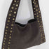 ザラ ZARA スプリットスエード スタッズショルダーバッグ レディース M