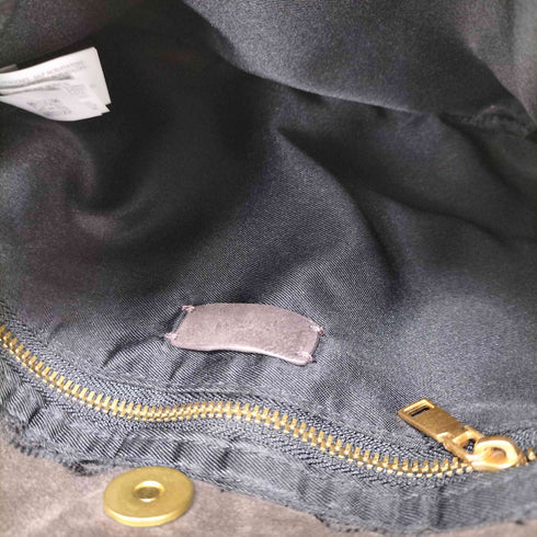 ザラ ZARA スプリットスエード スタッズショルダーバッグ レディース M