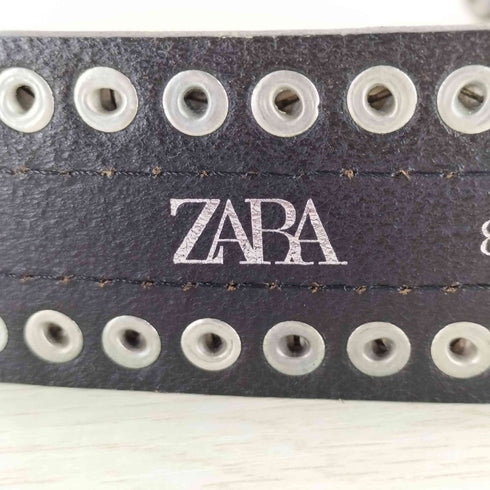 ザラ ZARA レオパードスタッズベルト メンズ