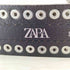 ザラ ZARA レオパードスタッズベルト メンズ