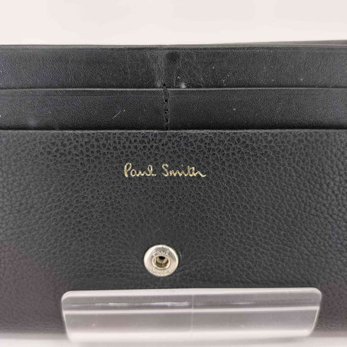 ポールスミス Paul Smith マルチストライプ 2つ折り ロングウォレット 長財布 メンズ